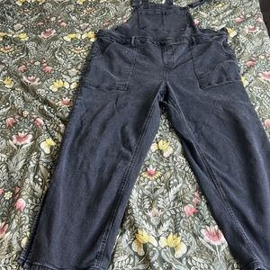 Dark Wash Overalls